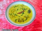 Punjabi Kadhi(chickpea flour dumplings in yogurt based gravy)