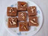 Singhara ki barfi( water chestnut flour burfi)