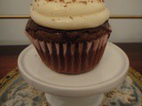 Orange Chocolate Cupcakes with Dark Chocolate Ganache and Orange Cream Cheese Frosting