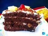 Choco pineapple cake
