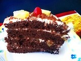 Choco pineapple cake
