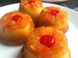 Pineapple upside down cupcakes