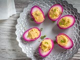 Beet Pickled Eggs (Deviled too!)