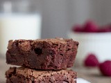 Fudgy Cherry Port Brownies