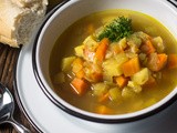 Vegetable Barley Soup with the Taste of Little India