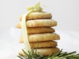 Rosemary Lemon Shortbread