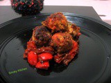 Deep fried vegetarian balls in Tangy Sauce