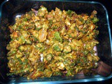 Okra (Bhindi) with Egg