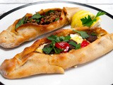 Cheesy and Meaty Turkish Pide (Peinirli)