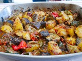 Eggplant and Zucchini Casserole in Tomato Sauce (Greek Briam)