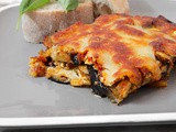 Eggplant Parmigiana with Feta and Mushrooms