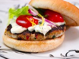 Fresh Tuna Burgers with Tartare Sauce