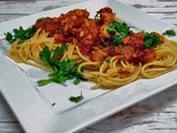 Maine Lobster Tail Spaghetti in Fresh Tomato Sauce