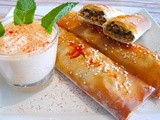 Moroccan Lamb Cigars with Harissa Dip