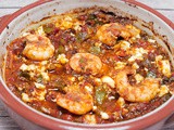 Shrimps in Tomato Sauce and Feta (Garides Saganaki)