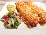 Spicy Chicken and Bean Enchiladas