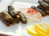 Stuffed Vine Leaves with Rice and Herbs (Dolma Yalanci)