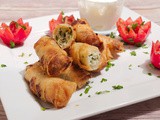 Turkish Halloumi and Mint Rolls (Sigara Borek)