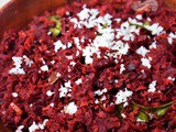 Beetroot with Crushed Coconut | Beetroot Thoran