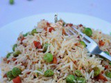 Carrot and Pea Pilaf