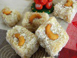 Coconut Barfi with Condensed Milk