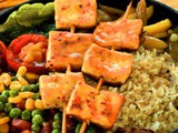 Paneer Shashlik Sizzler