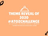 Theme Reveal: 2020 #AtoZChallenge