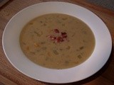 Beer and Cheese Soup with Bacon