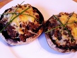 Boerewors Stuffed Mushrooms