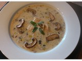 Creamy Turkey, Mushroom and Sage Soup