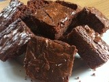 Dark Indulgent Chocolate and Cherry Brownies