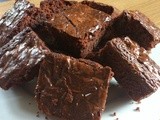 Dark Indulgent Chocolate and Cherry Brownies