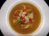 Duck Soup With  Orange, Plum and Pancakes