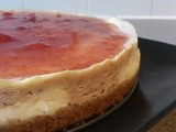 Strawberry Ripple Cheesecake - Weekly Bake Off and Clandestine Cake Club