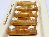 Briouates cigares au riz-Recette de Ramadan