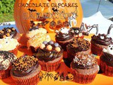 Cupcake au chocolat de Halloween