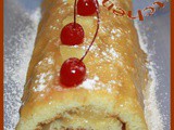 Gateau roulé au citron-Recette de Noel