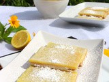 Recette barres au citron