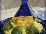 Riz au poulet et courgettes-Cuisine marocaine