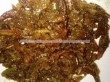 Dried Anchovies Fish Fry / Nethili karuvadu Varuval