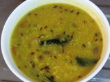 Moong dhal/Simple Pasipayaru sambhar