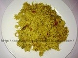 Pudhina Pulao / Mint leaves Rice