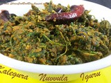 Thotakura Fry Andhra Style - Chaulai Saag - Mulai Keerai Poriyal