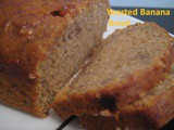 Eggless Banana Bread with yeast