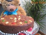 Eggless fruit cake/christmas cake