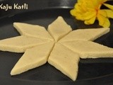 Instant Kaju Katli - No cook version