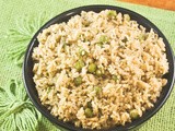 Mint peas pulav | pudhina sadham