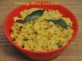 Moong dhal Sundal