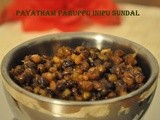 Payatham paruppu Inipu sundal (Sweet Sundal)
