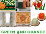 15+ Green and Orange Decor Ideas